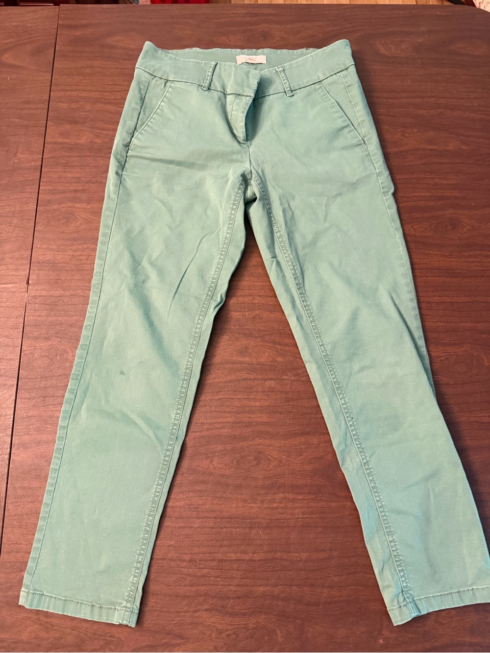LOFT Mint Green Straight Leg Jeans